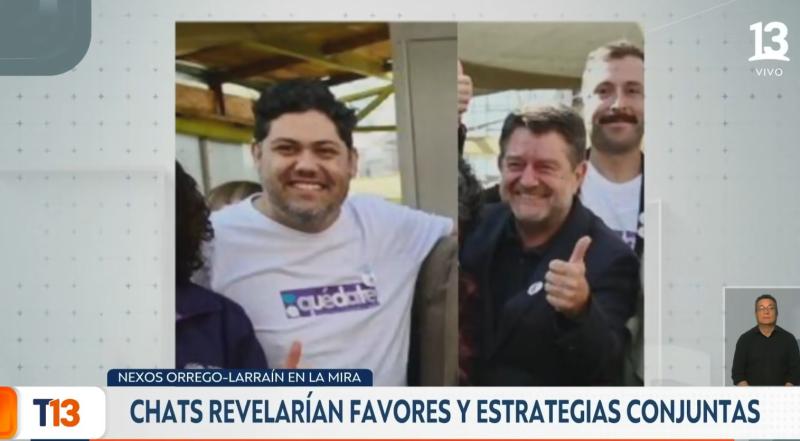 Reportajes T13 - Alberto Larraín y Claudio Orrego
