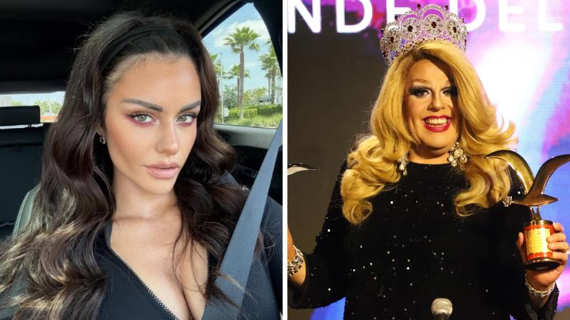 La reacción de Emilia Dides tras chiste de Asskha Sumathra - Instagram / Aton