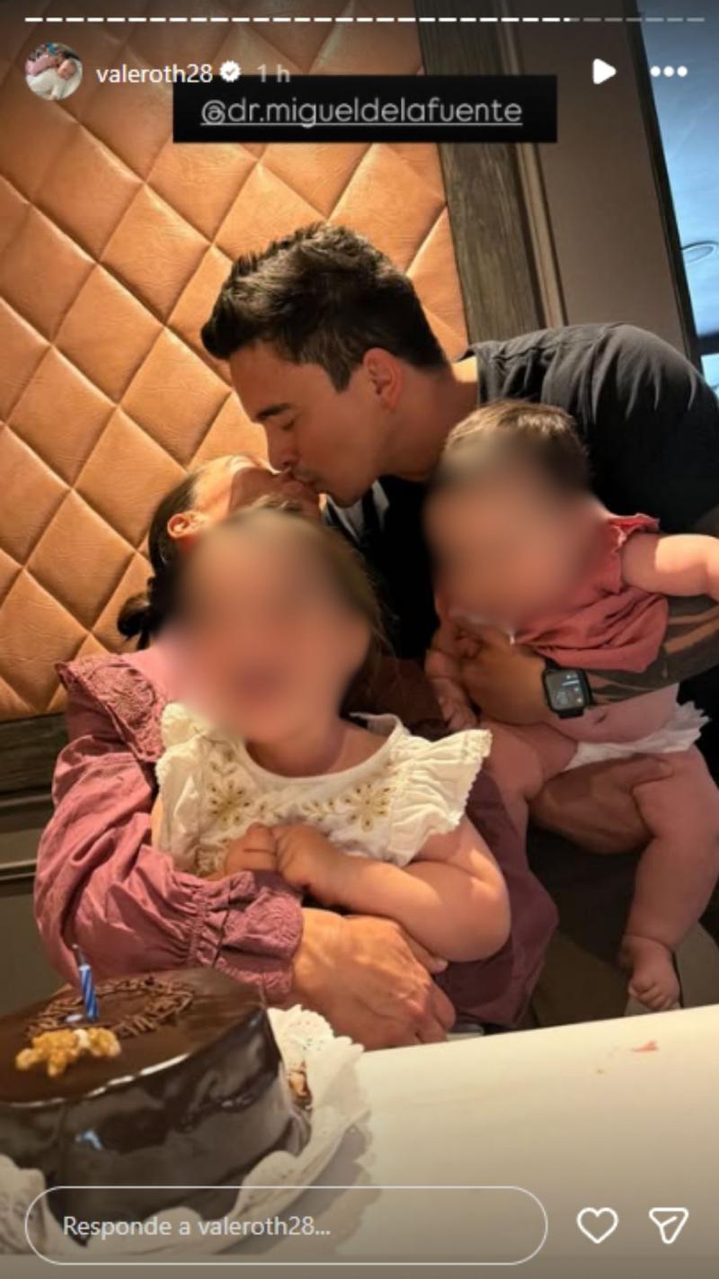 Vale Roth retomó su relación con el padre de sus hijas - Redes sociales