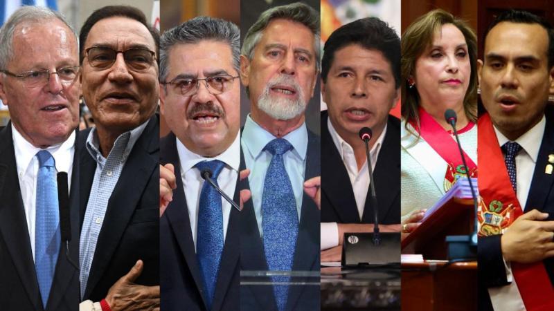 AFP - Los siete presidentes que ha tenido Perú en diez años
