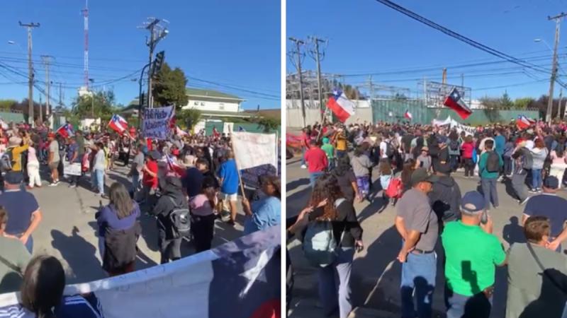 Vecinos de Penco protestan a un mes de incendios forestales - T13