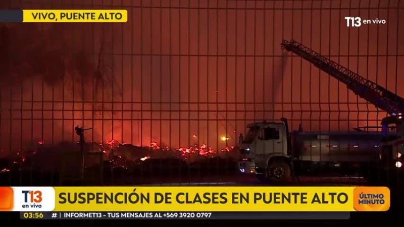 Incendio en Puente Alto: Actualizan nuevos antecedentes | T13