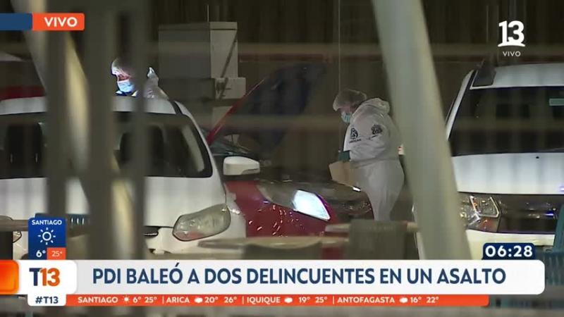 Dos detenidos y dos baleados tras intento de asalto a funcionarios PDI en Buin