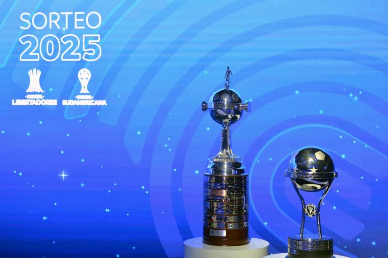 Sorteo Copa Libertadores y Copa Sudamericana (2025) - AFP
