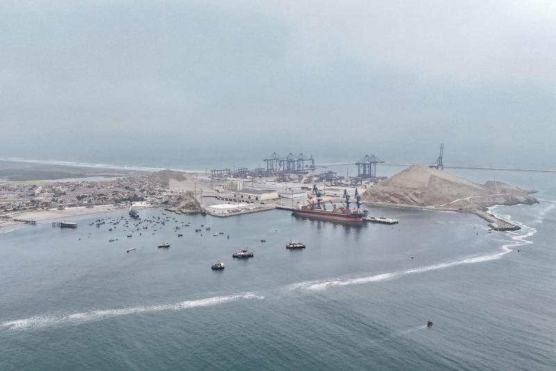 El puerto de Chancay en Perú - AFP