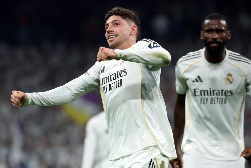 La noche perfecta de Federico Valverde - AFP