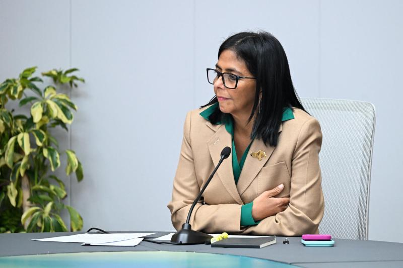 AFP - Presidenta de Venezuela, Delcy Rodríguez