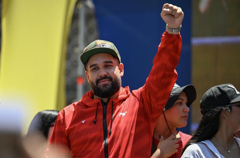 AFP - Nicolás Maduro Guerra, hijo del exmandatario, habló sobre el estado de su padre en la cárcel en Nueva York