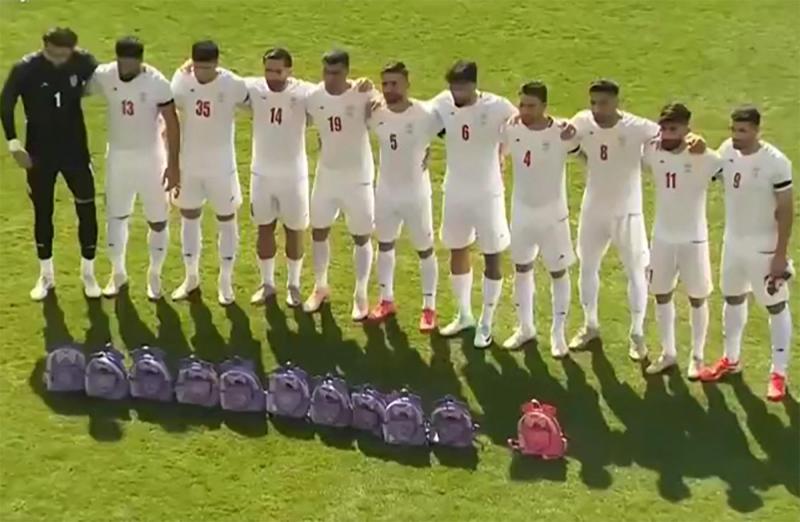 El homenaje de Irán en partido amistoso vs. Nigeria - AFP