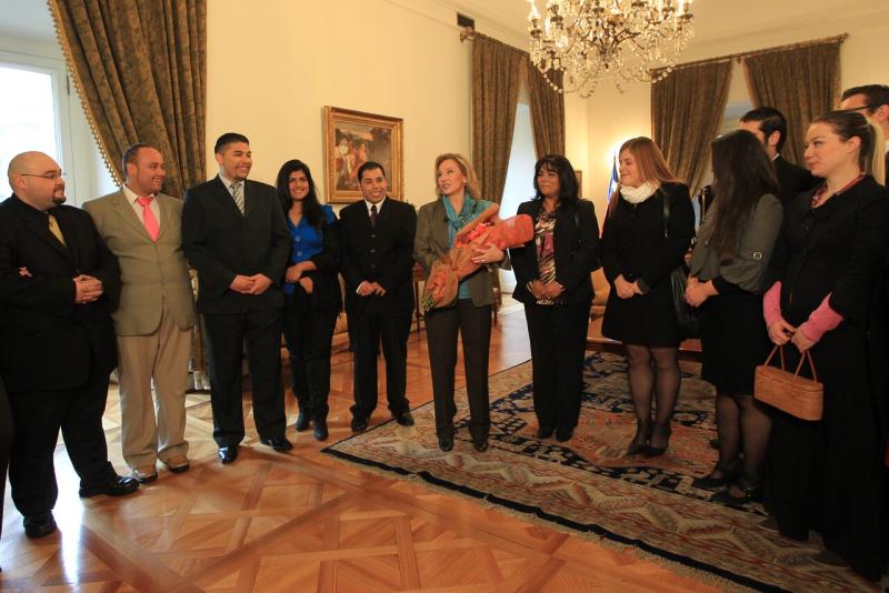 Cecilia Morel en La Moneda - AUNO