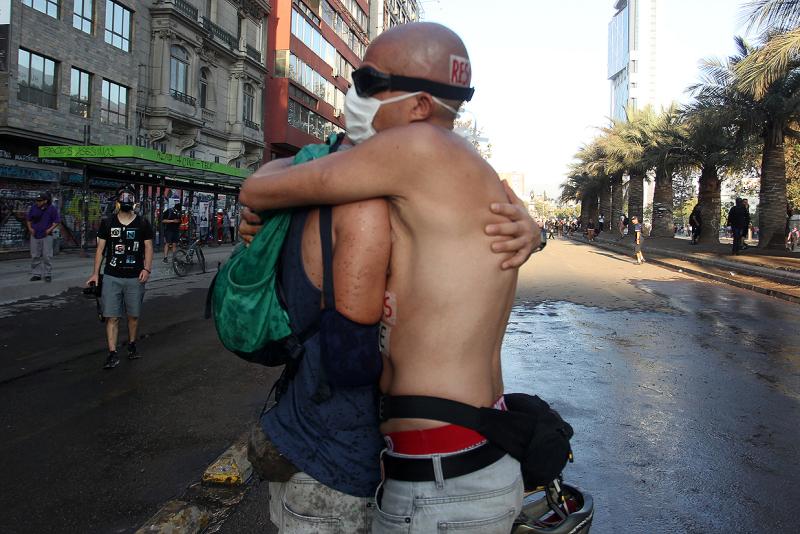 Rojas Vade en las protestas de 2019 - Agencia Uno