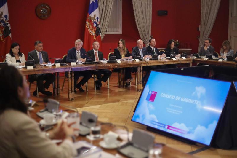 José Antonio Kast en su primer consejo de gabinete - Agencia Uno