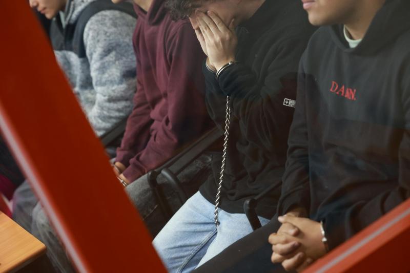 Aton - Control de detención de cinco imputados por el crimen de Cristóbal Miranda