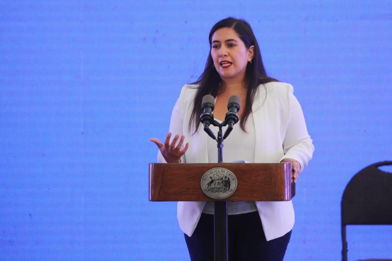 Aton - Alcaldesa de Quinta Normal, Karina Delfino