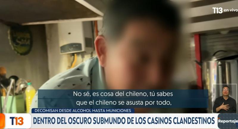 T13 - La excusa de hombre descubierto en casino clandestino