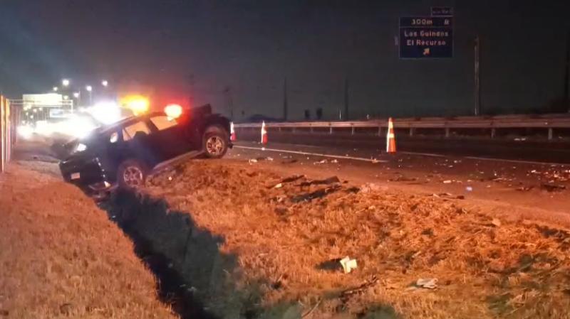 Grave accidente de tránsito deja tres lesionados: conductor fue detenido por manejar en estado de ebriedad