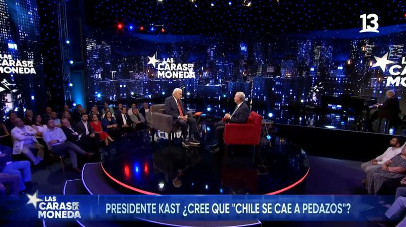Canal 13 - Presidente José Antonio Kast en "Las Caras de La Moneda"