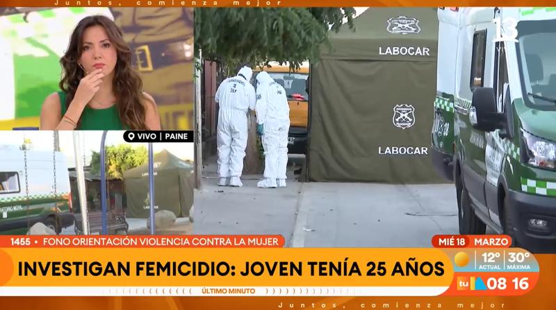 Canal 13 - Tío de víctima de femicidio habla con 'Tu Día'