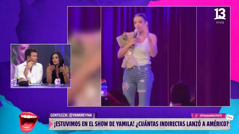 Canal 13 - Pamela Díaz habla de Yamila Reyna