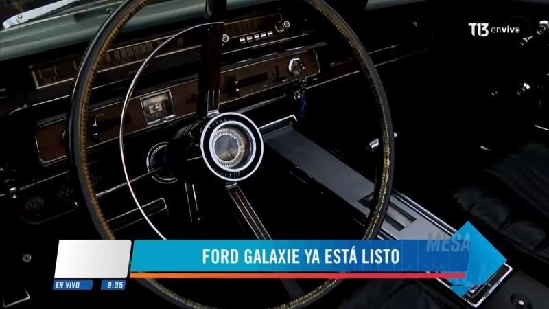 El volante del auto Ford Galaxie - Archivo Canal 13