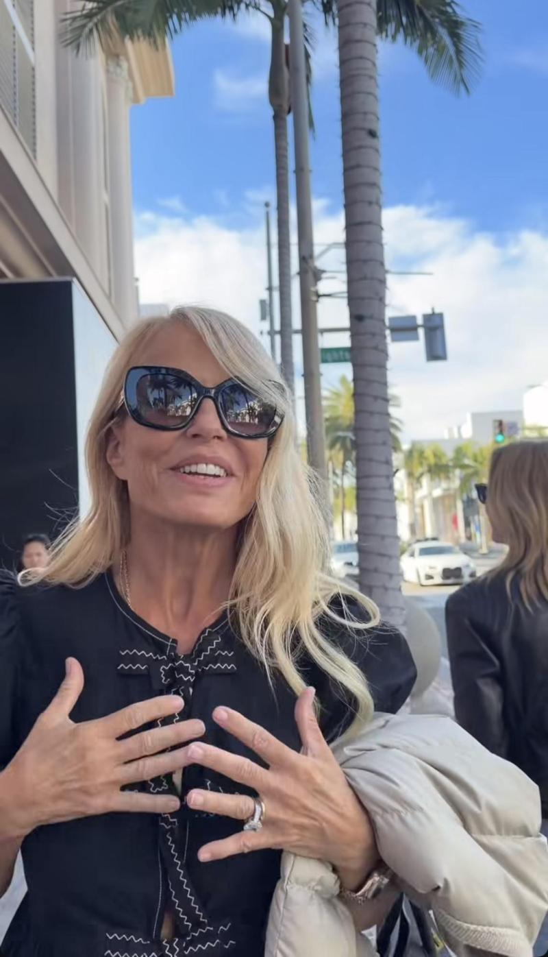 redes sociales - Cecilia Bolocco revive recuerdos en su viaje a Los Ángeles