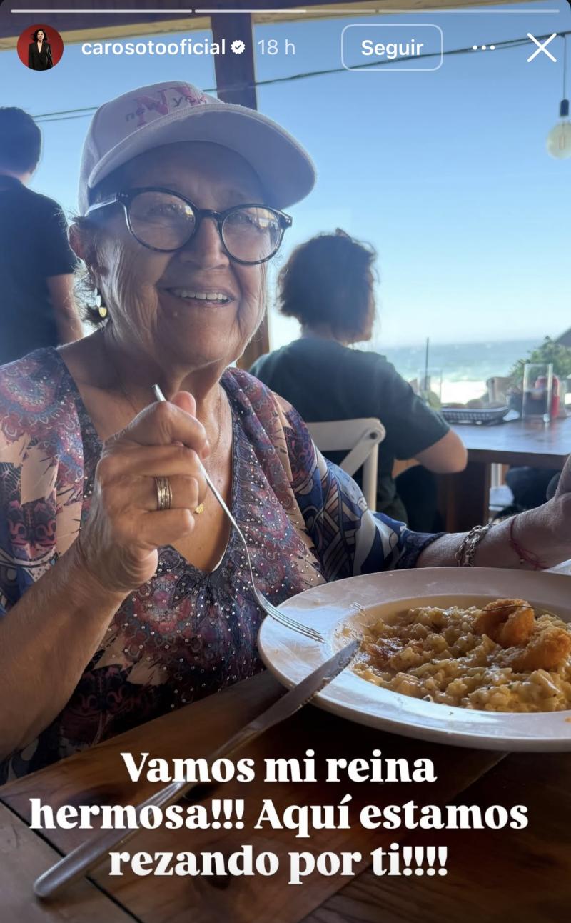 Aton - Preocupación por Carolina Soto: su madre se encuentra en estado delicado de salud