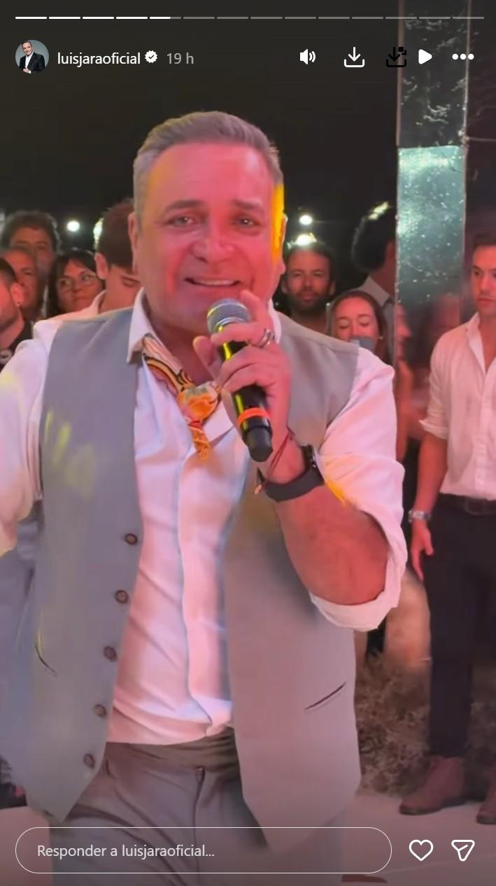 Captura - Luis Jara celebró matrimonio de su hijo