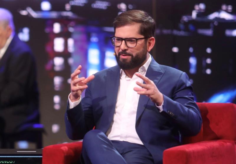 Presidente Boric en "Las Caras de La Moneda"