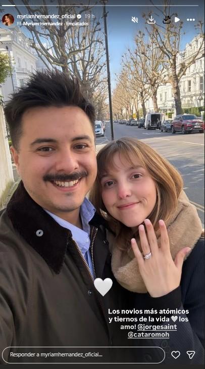 Captura - La imagen que compartió Myriam Hernández