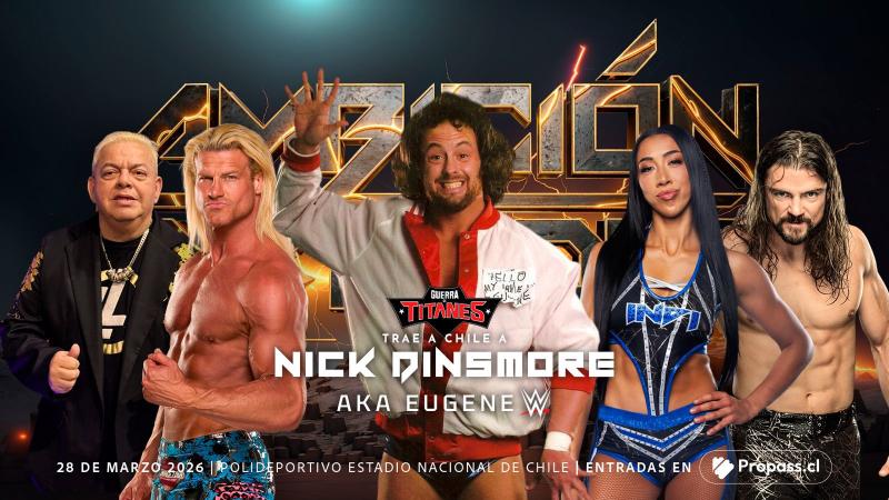 "Eugene" se suma a lista de ex estrellas de WWE que visitarán Chile este 28 de marzo