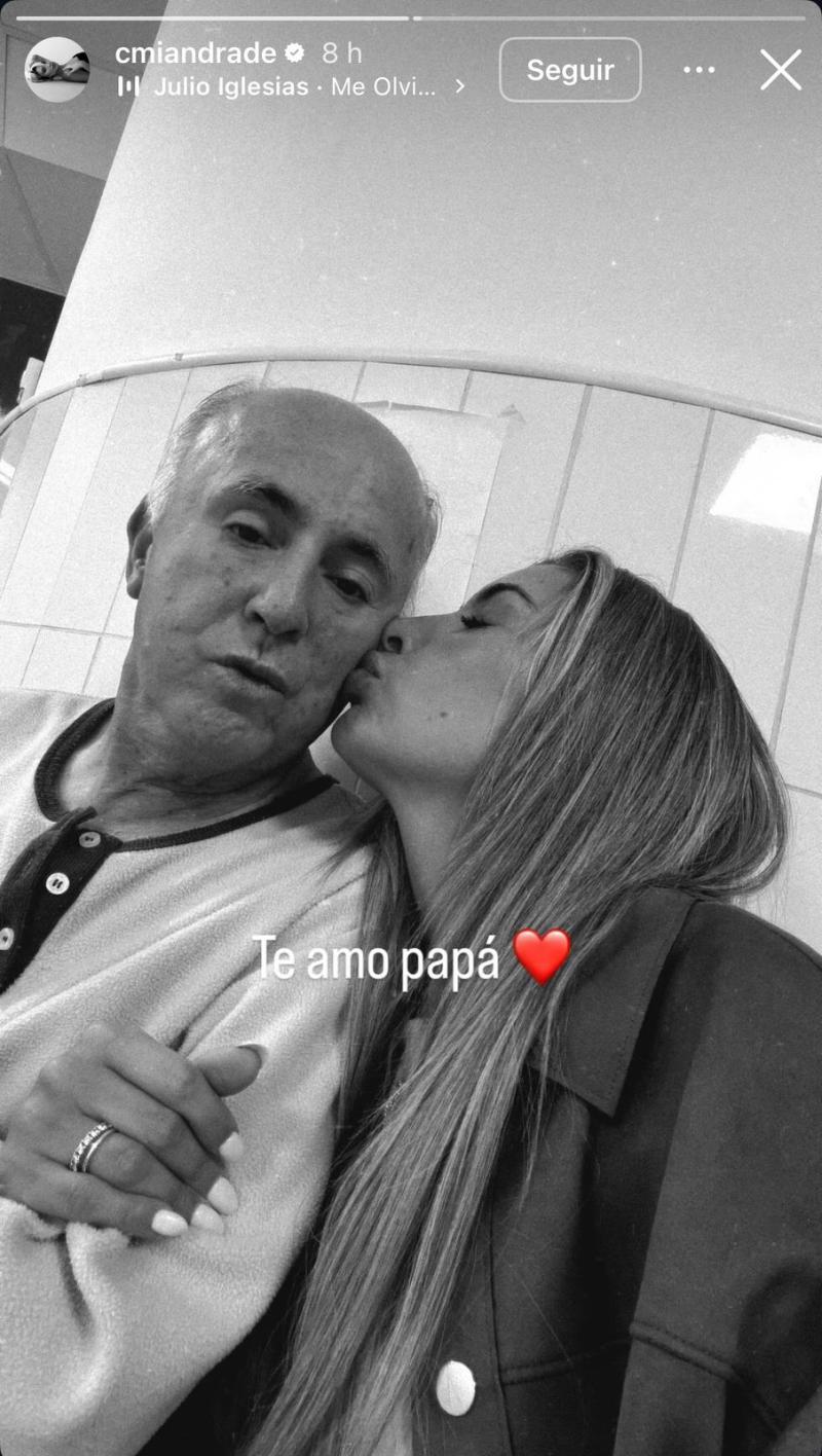 Instagram - Camila Andrade y su padre