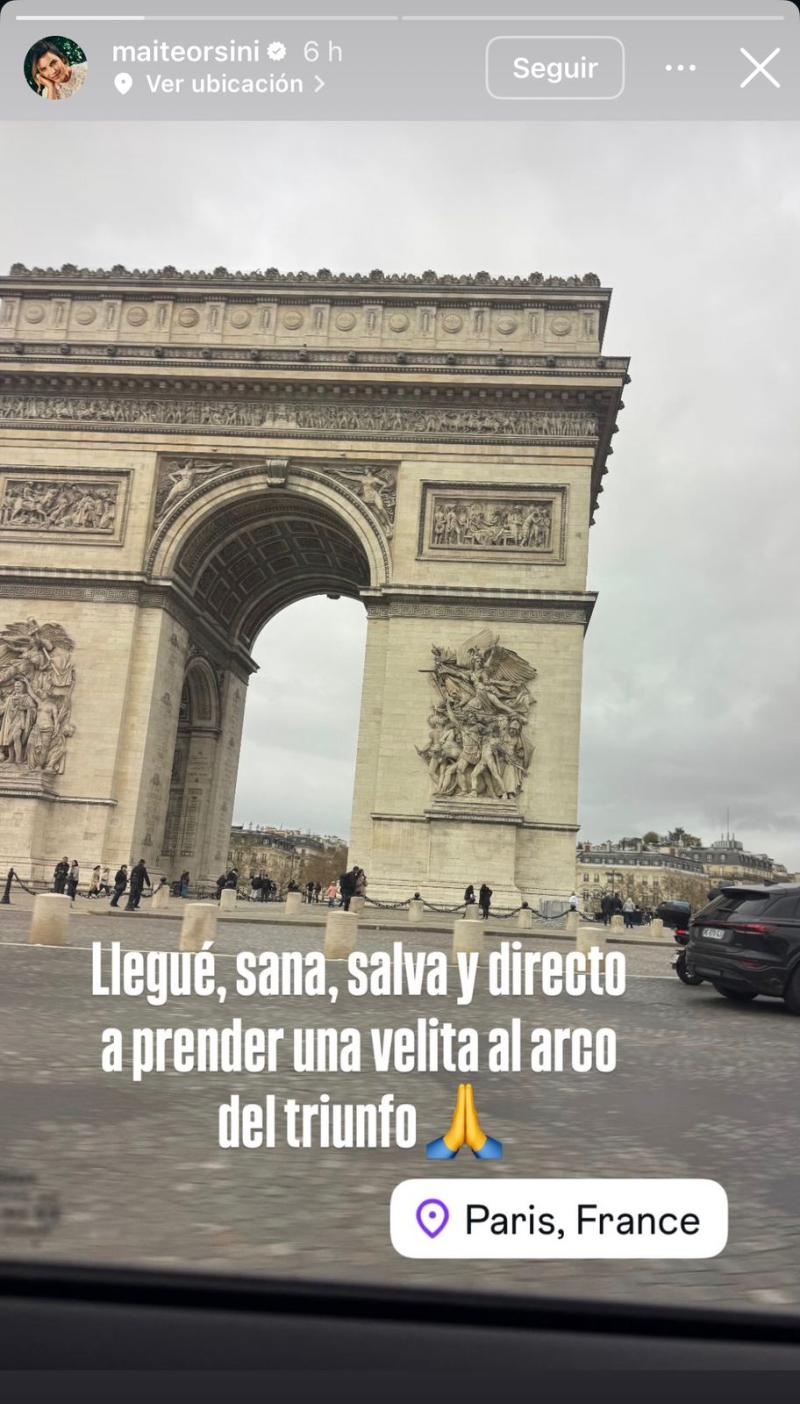 Instagram - Maite Orsini en París