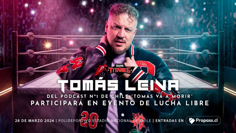 Tomás Leiva subirá al ring para combate de lucha libre | T13