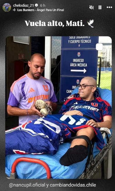 La despedida de Universidad de Chile a Matías Silva - Stories @chelodiaz_21