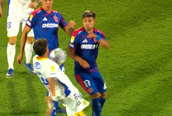 Así operó el VAR para el partido entre U. de Chile y U. de Concepción- Captura Youtube - Campeonato Chileno