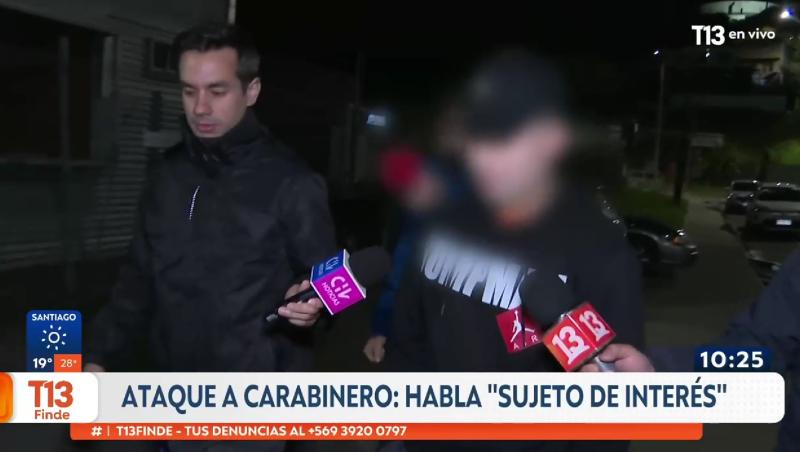 T13 - Nuevo presunto sujeto de interés en caso de carabinero baleado