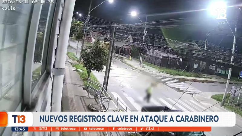 T13 - Videos claves tras ataque a carabinero en Puerto Varas