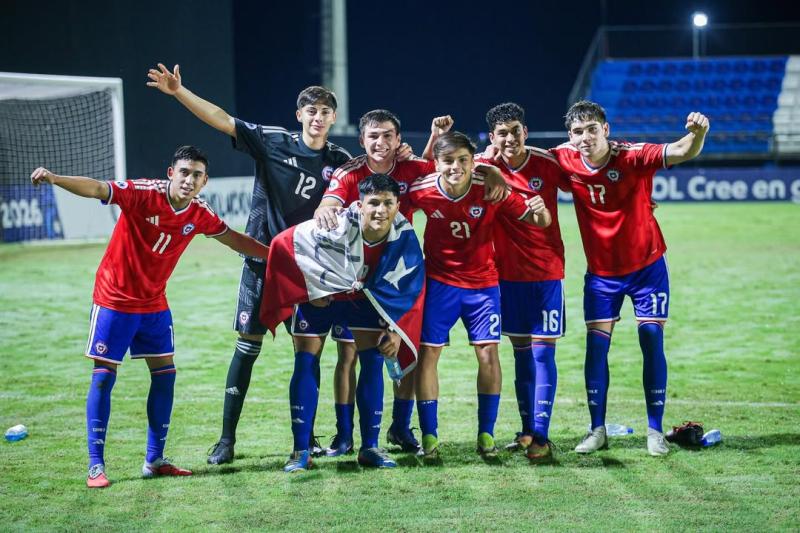 Chile Sub 17 clasifica al Mundial - Instagram: @laroja