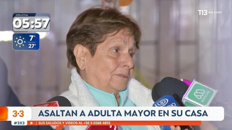 "Shhh, quédese calladita...": Adulta mayor detalla turbazo que sufrió en su casa