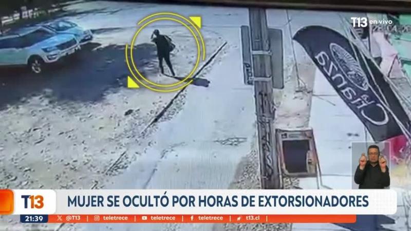 Mujer se ocultó durante horas de extorsionadores en Puente Alto | T13