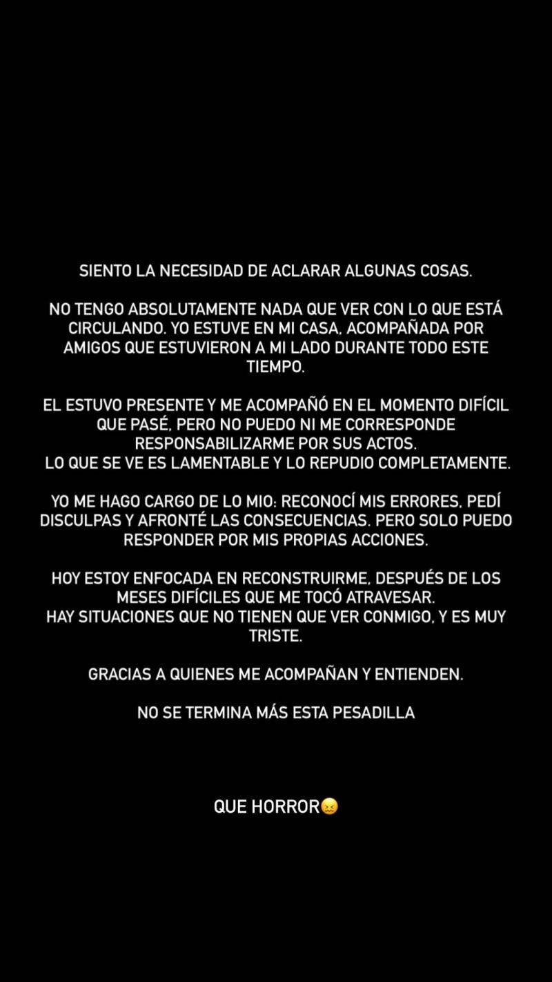 Padre de Agostina Páez aparece en un video imitando gestos racistas por los que detuvieron a su hija en Brasil - Instagram Agostina Páez
