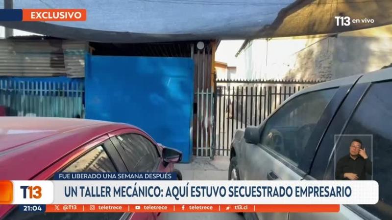 Así es el taller mecánico donde tenían secuestrado a empresario de 84 años