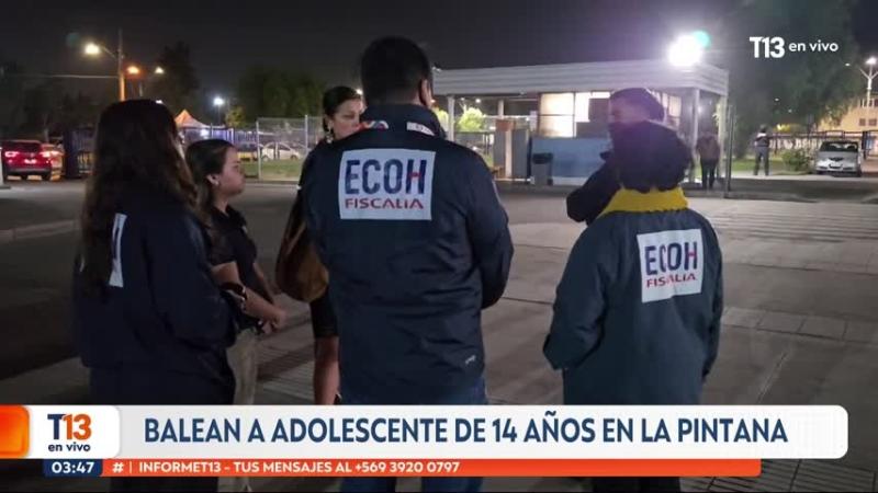 Menor de 14 años es baleado en La Pintana: investigan homicidio frustrado