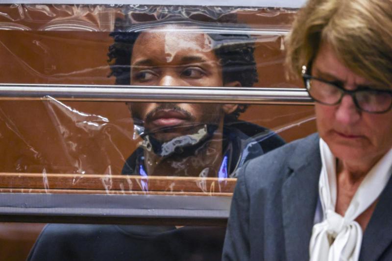 AFP - D4vd el pasado 19 de abril cuando se presentaba el cargo de homicidio en su contra