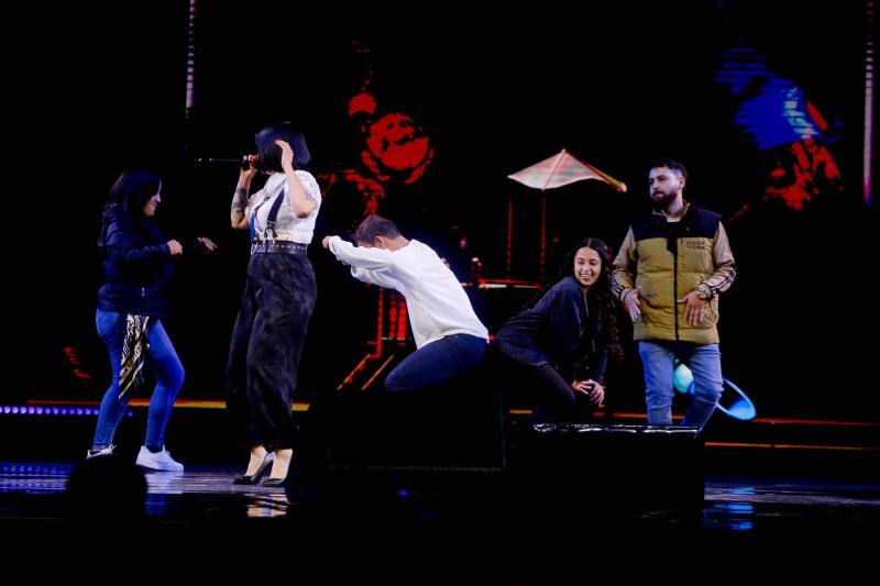 Piare con P se refirió a incómodo momento vivido con hombre que subió al escenario en Viña - Agencia Uno