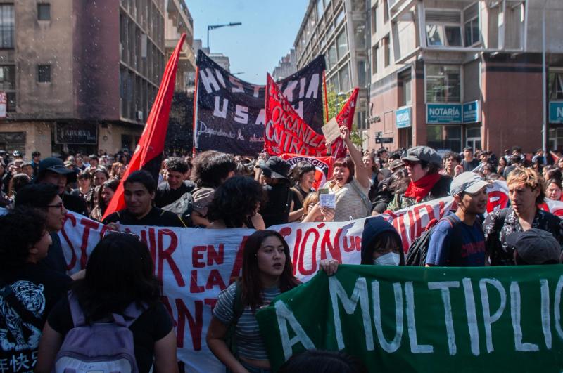 Agencia Uno - Protestas estudiantiles