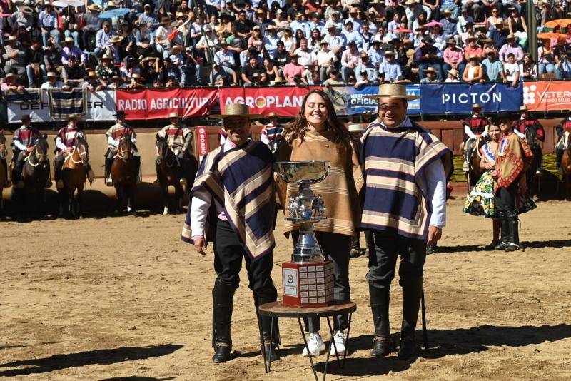 Natalia Duco en la final del Rodeo - AUNO