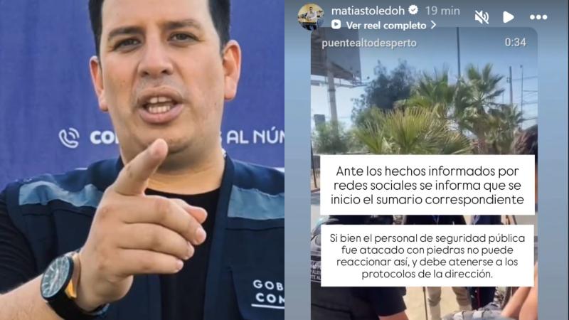 Instagram - "No se puede reaccionar así": alcalde Toledo anuncia sumario por agresión cruzada entre guardia municipal y joven