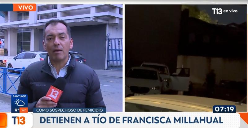 T13 - Detienen a sospechoso por crimen de Francisca Millahual