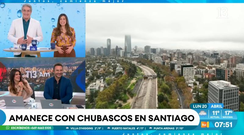 Canal 13 - Repenning revela que Ana María Silva está embarazada